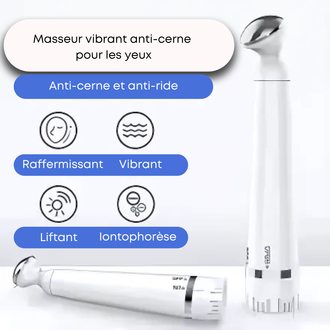 Masseur vibrant anti-cernes & anti-rides