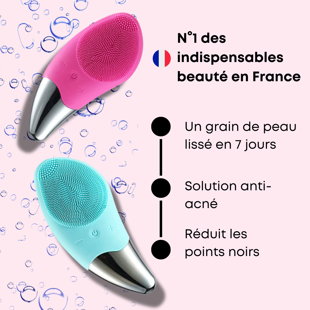 Brosse nettoyante anti-acné 3 en 1